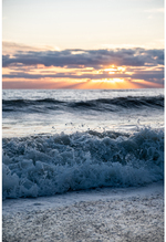 Breaking Wave at Sunset