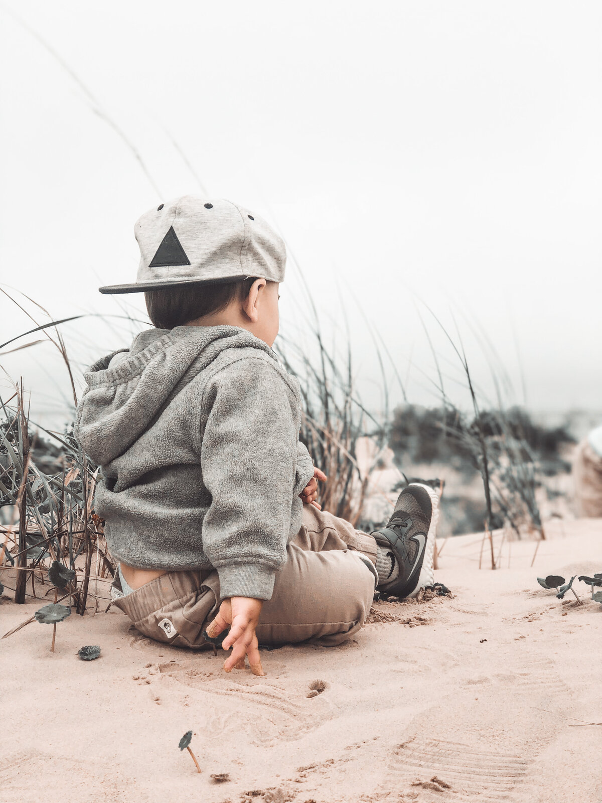 Toddler on the Dunes