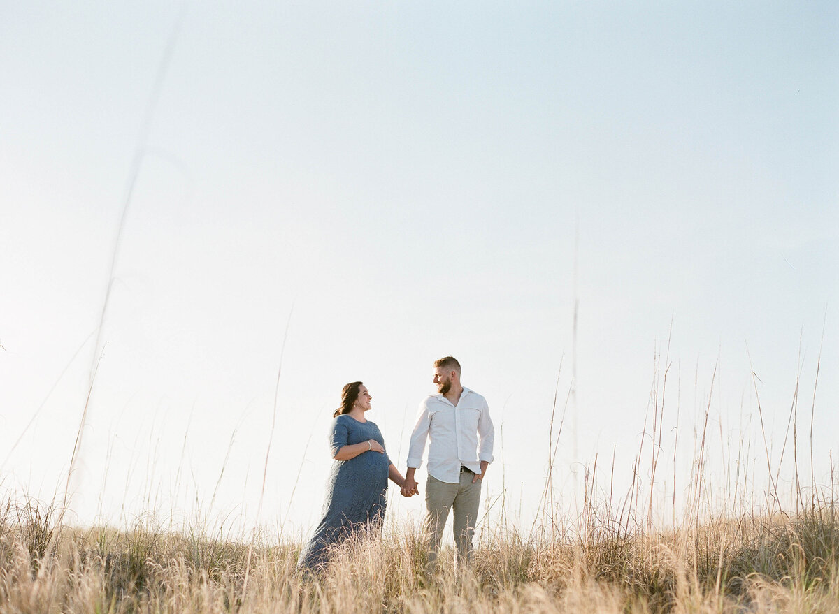 Maternity Walk Through the Dunes