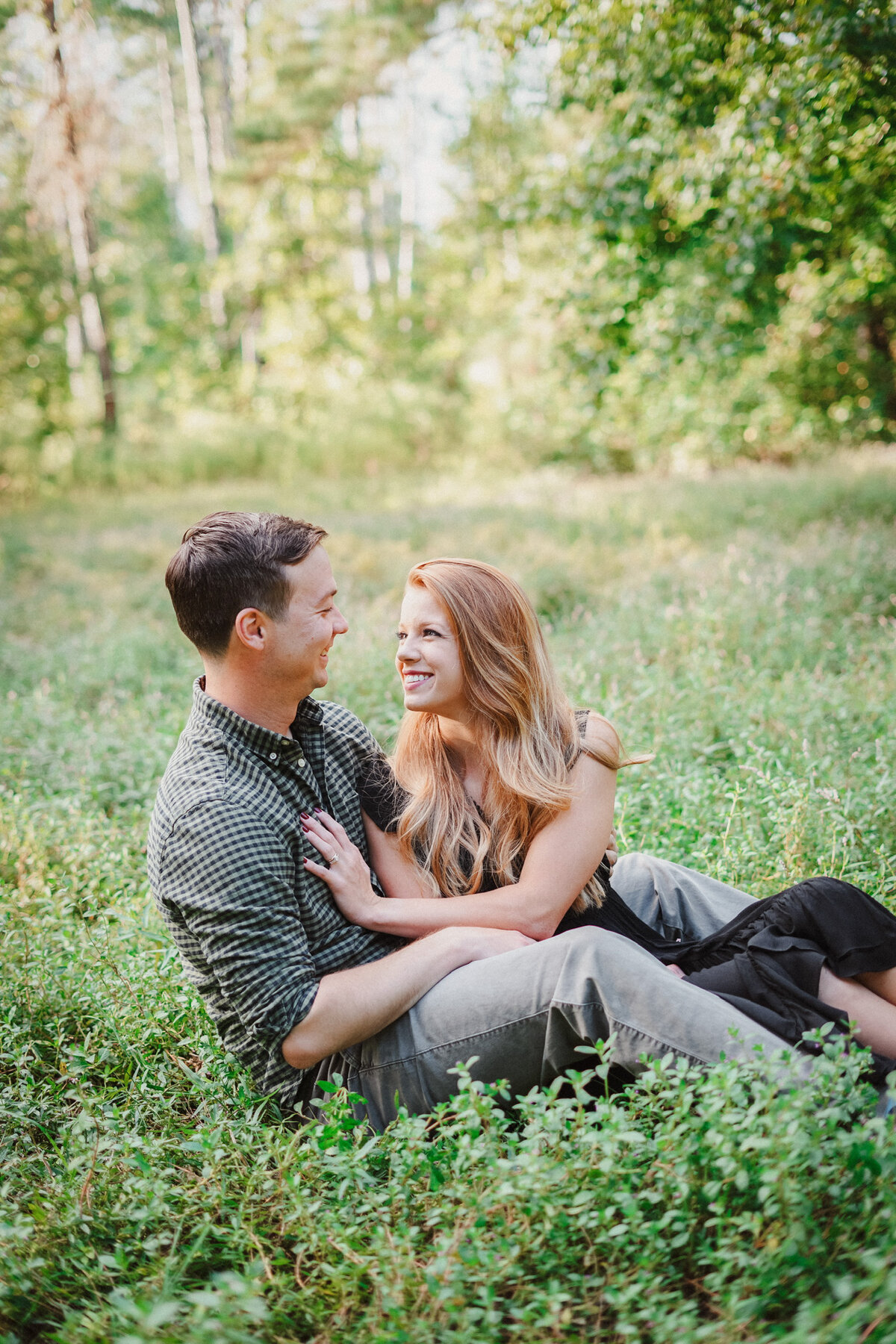 Sunlit Meadow Embrace