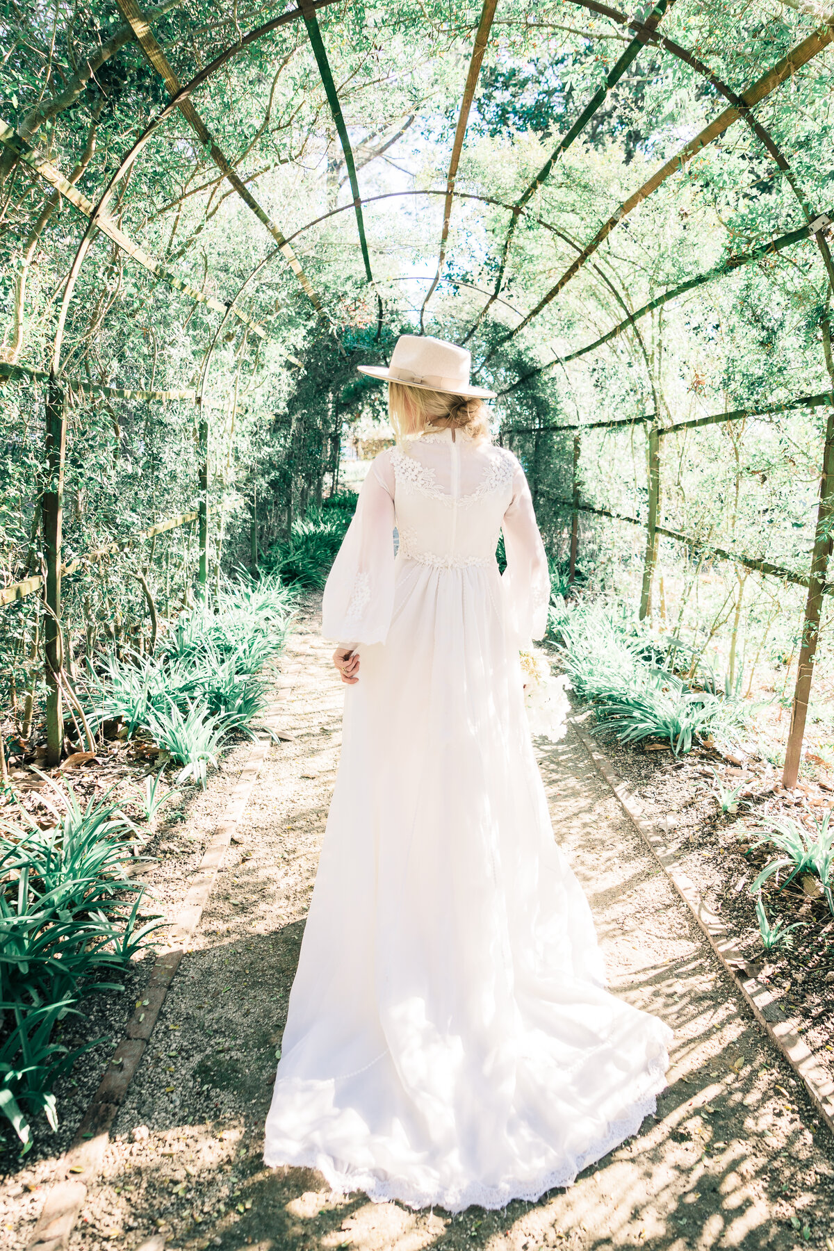 Garden Arbor Bridal Portrait