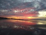 Blazing Sunset Reflection