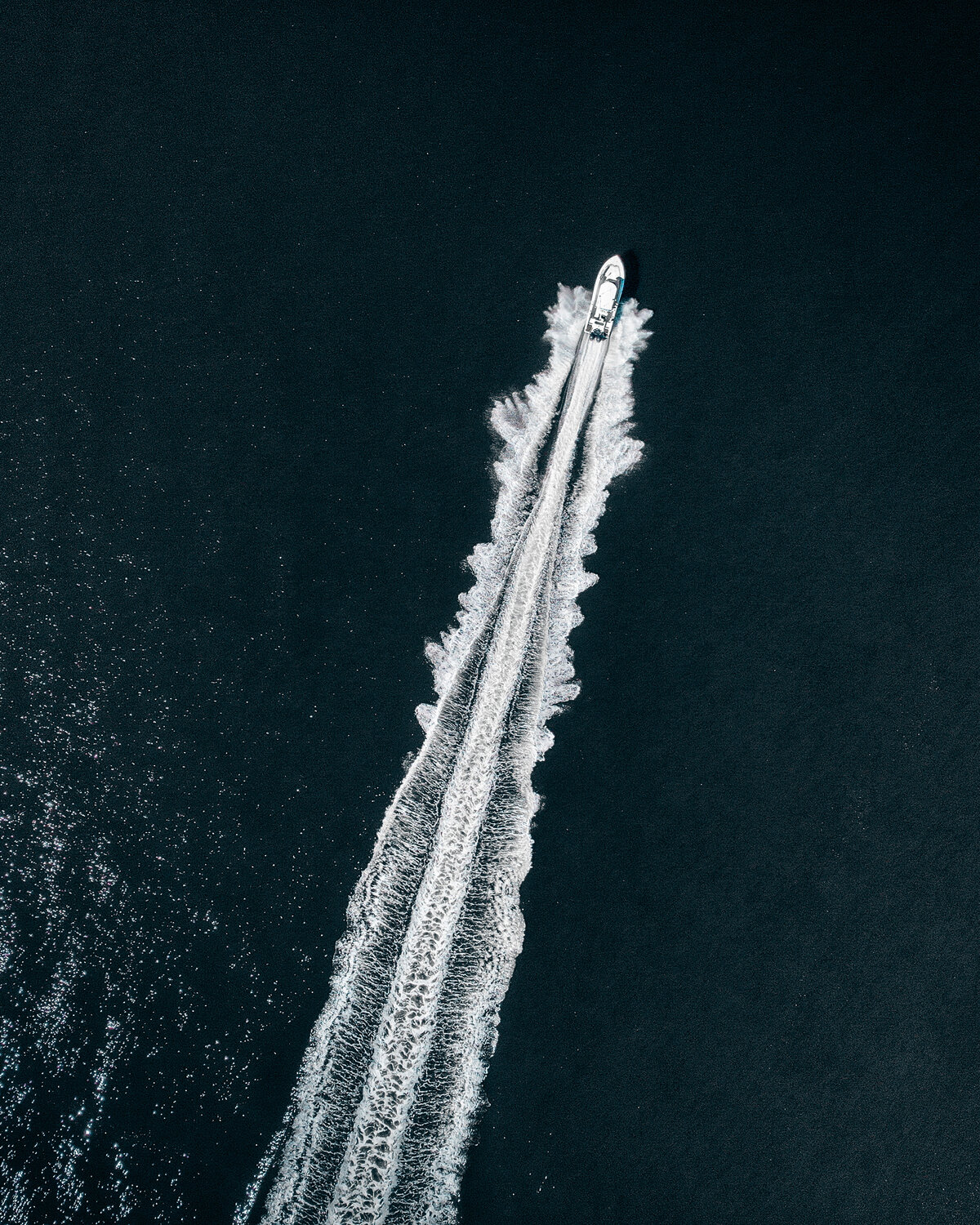 Boat Wake from Above