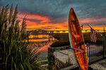Surf City Swing Bridge Sunset