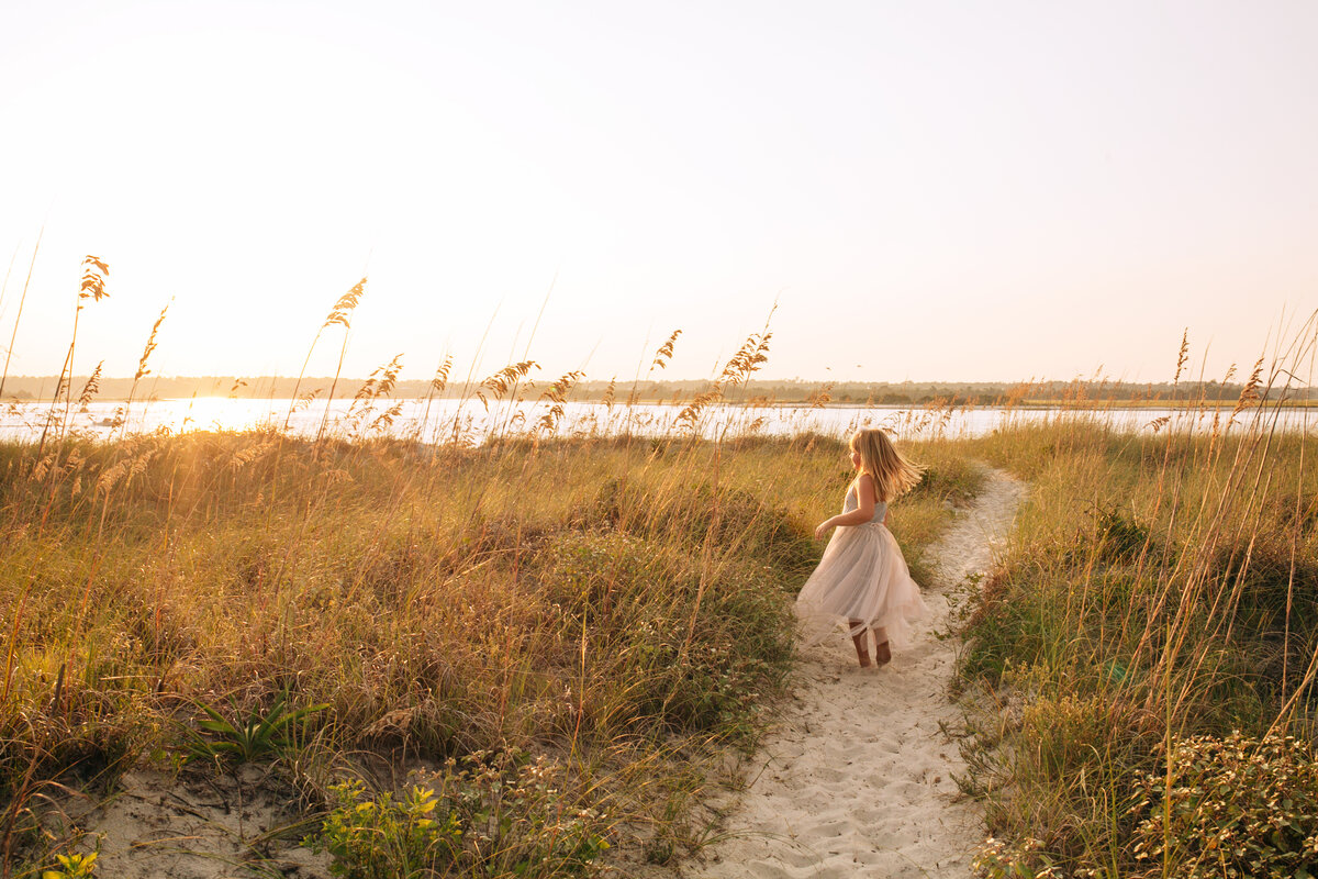 Girl on the Dune Path