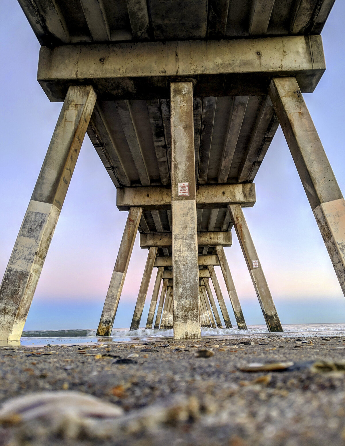Under the Pier at Twilight