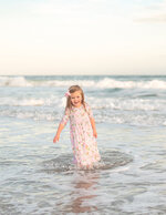 Girl in the Surf