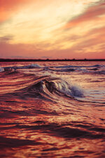 Wave at Golden Hour