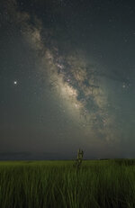 Milky Way Over the Marsh