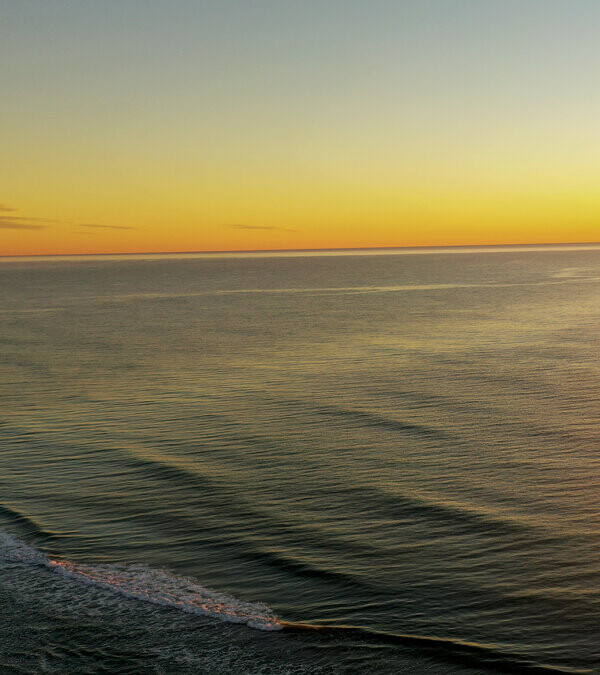 Molten Horizon at Sunset