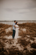 Waterside Maternity Portrait