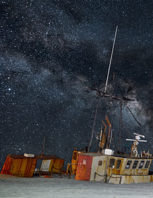 Shipwreck Beneath the Milky Way