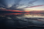 Fiery Sky Over the Tideline