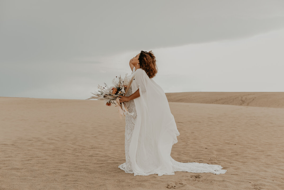 Bridal Bouquet on the Dunes