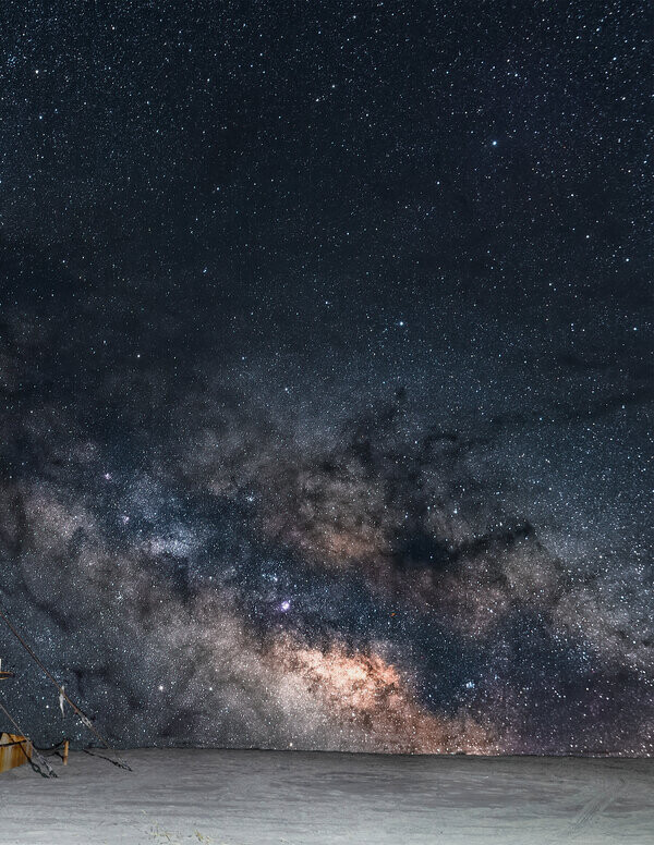 Shipwreck Beneath the Milky Way
