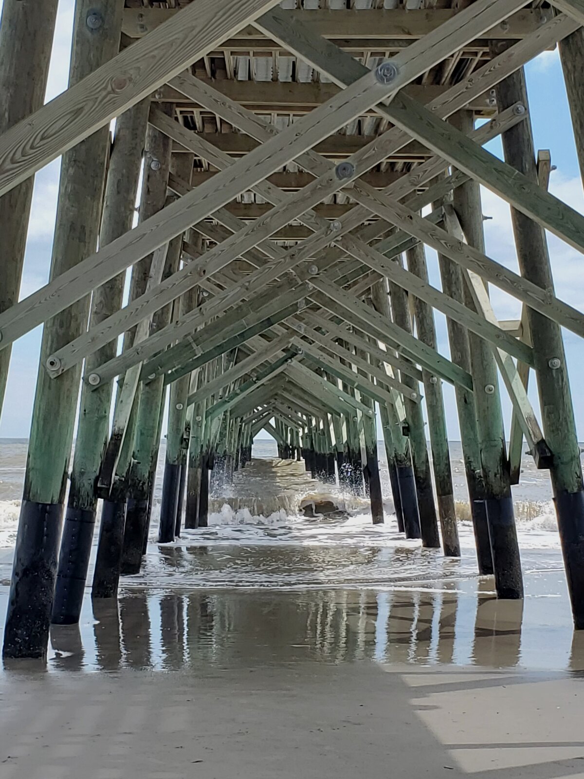 Under the Pier at Low Tide