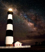 Milky Way Over Bodie Island Lighthouse