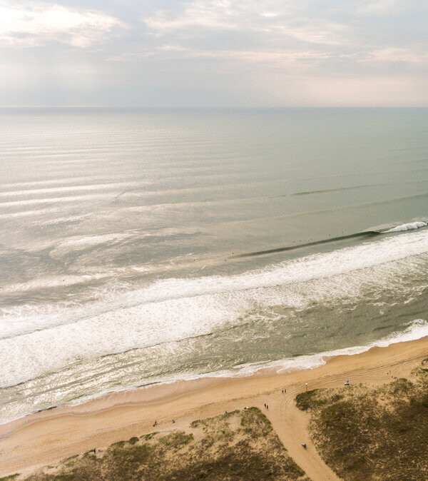 Aerial View of the Surf Line