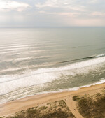 Aerial View of the Surf Line