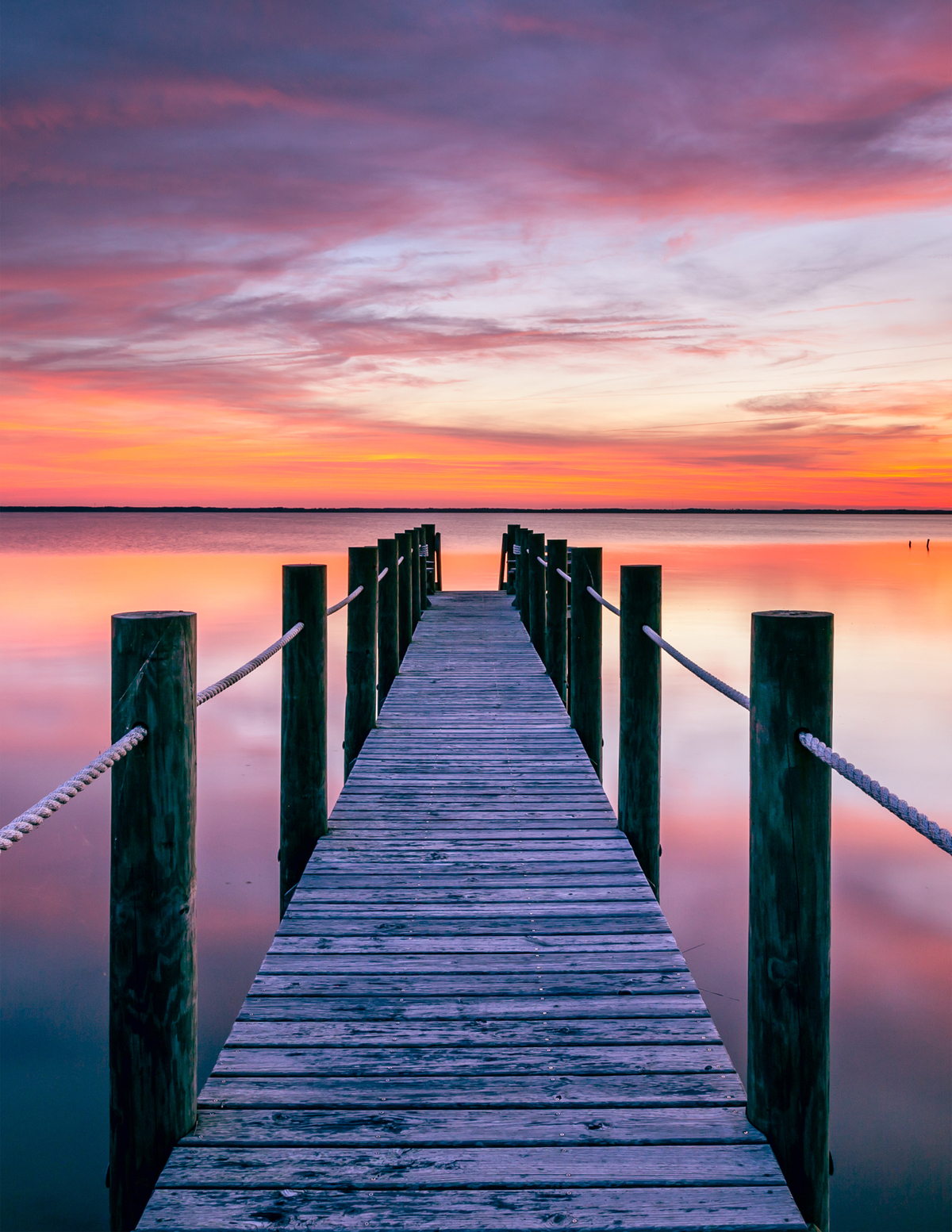 Sunset Pier on the Sound