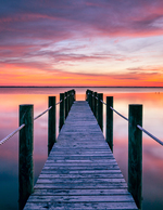 Sunset Pier on the Sound