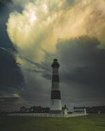Storm Clouds Over<br>Bodie Island Lighthouse