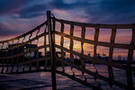 Netting at Sunset