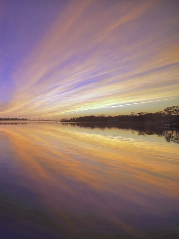 Fire Sky Reflection