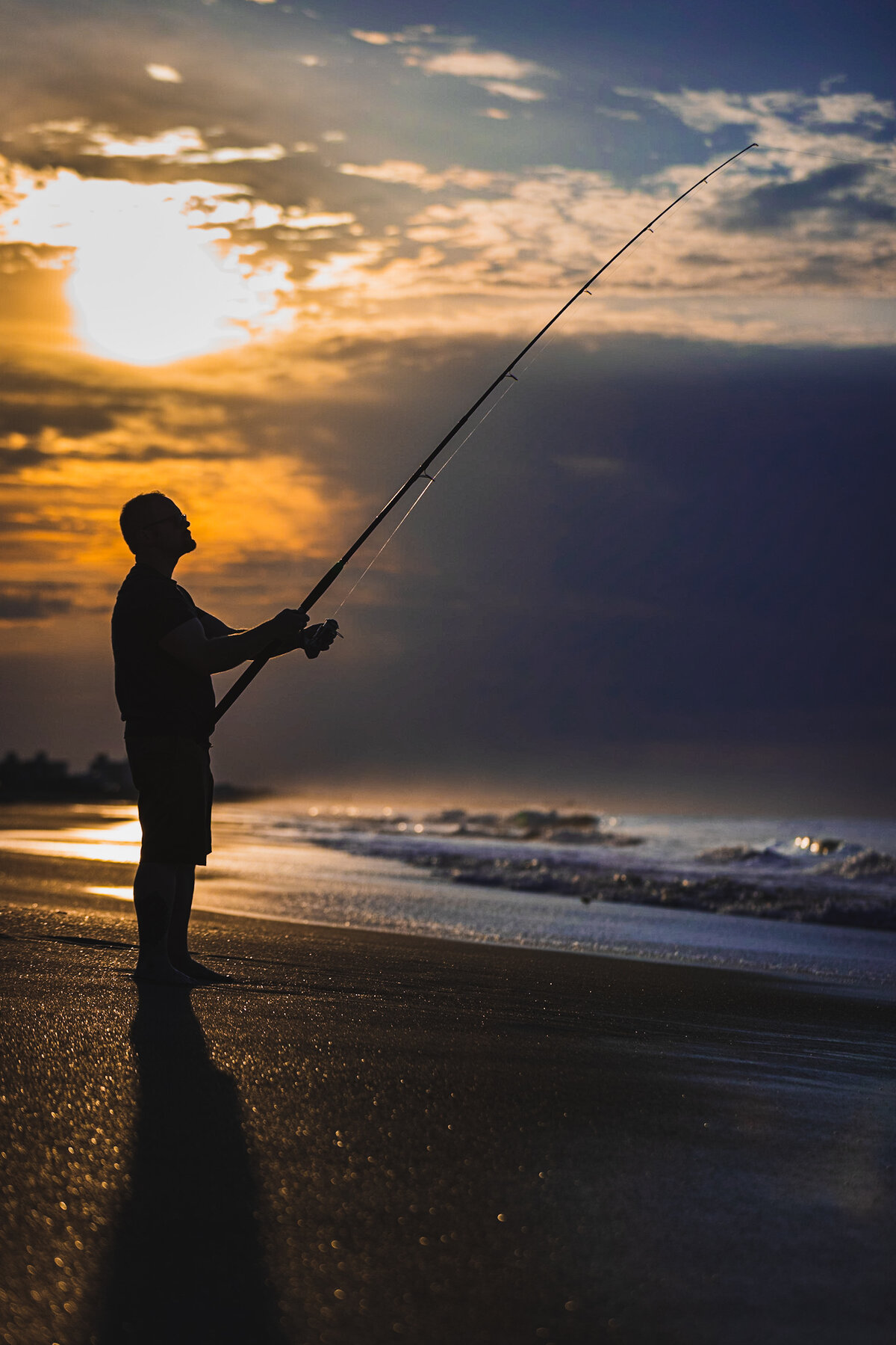 Casting at Sunset