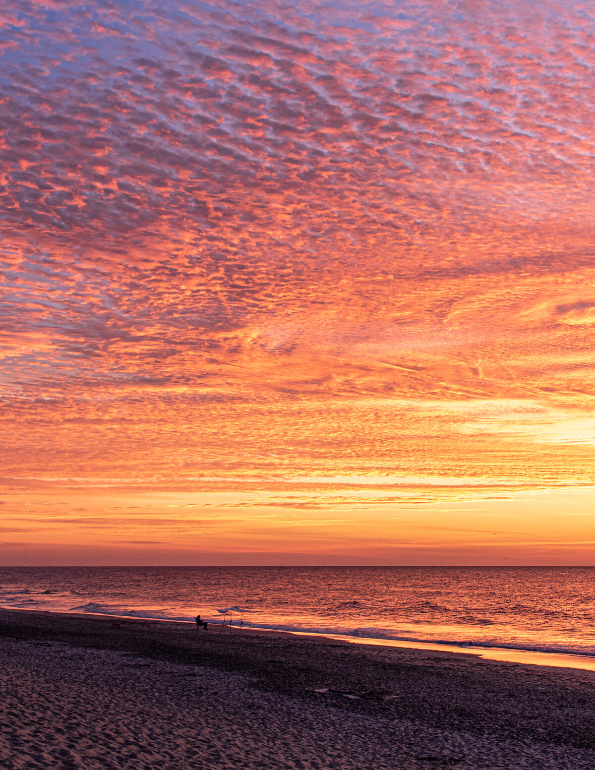 Ripples in the Sky at Sunrise